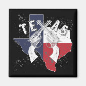 テキサス州州クロストピスターズ記念動揺して品 マグネット (正面)