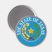 テキサス州州シール マグネット (正面/裏面)