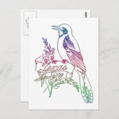 テキサス州州バードザモッキンバード ポストカード (正面/裏面)