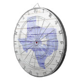 テキサス州州フェイクウッド ダーツボード (正面右)