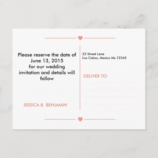 テキサス州州マップ日付を保存 案内ポストカード (裏面)