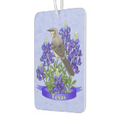 テキサス州州モッキンバード&ブルーボンネットフラワー カーエアーフレッシュナー (左)