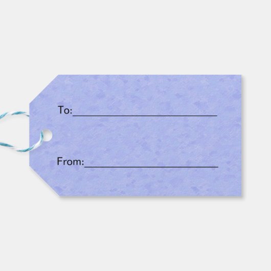 テキサス州州モッキンバード&ブルーボンネットフラワー ギフトタグ (裏面横)