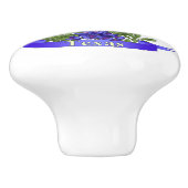 テキサス州州モッキンバード&ブルーボンネットフラワー セラミックノブ (側面)