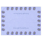 テキサス州州モッキンバード&ブルーボンネットフラワー テーブルクロス (正面(横))