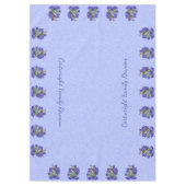 テキサス州州モッキンバード&ブルーボンネットフラワー テーブルクロス (正面)