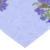 テキサス州州モッキンバード&ブルーボンネットフラワー テーブルクロス (アングル)