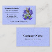 テキサス州州モッキンバード&ブルーボンネットフラワー 予約カード (正面/裏面)