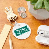 テキサス州州ラインロードサイン キーホルダー