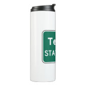 テキサス州州ラインロードサイン タンブラー (回転左)