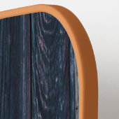 テキサス州州旗の素朴なスタイルはテキストをパーソナライズ ピックルボールラケット (左詳細)