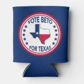 テキサス州州旗スター2022年選挙に投票 缶クーラー (正面)