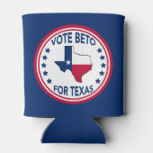 テキサス州州旗スター2022年選挙に投票 缶クーラー (裏面)