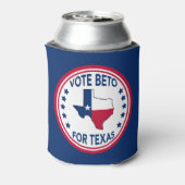 テキサス州州旗スター2022年選挙に投票 缶クーラー (缶裏面)