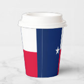テキサス州州旗デザインデコール 紙コップ (右)