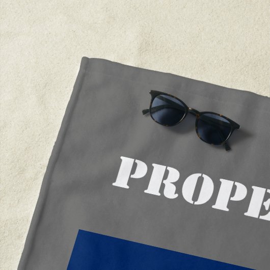 テキサス州州旗パーソナライズされたビーチタオル ビーチタオル (インサイチュ)