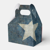 テキサス州州旗ヴィンテージレトロスタイルギフトボックス フェイバーボックス (裏面サイド)