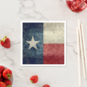 テキサス州州旗ヴィンテージレトロスタイル紙ナプキンス スタンダードカクテルナプキン (インサイチュ)