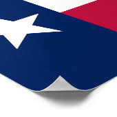 テキサス州州旗 ポスター (角)