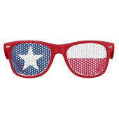 テキサス州州旗 – 高品質真正の色 キッズサングラス (正面)