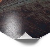 テキサス州州旧木目国旗 フォトプリント            (角)