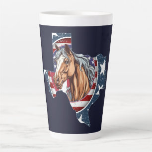 テキサス州州概要USA Horse カフェラテマグ