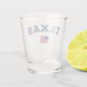 テキサス州州米国国旗 ショットグラス (裏面)