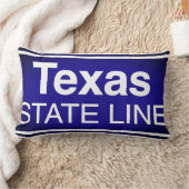 テキサス州州線枕 ランバークッション (ブランケット)