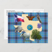 テキサス州州記号 ポストカード (正面/裏面)