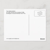 テキサス州州記号 ポストカード (裏面)