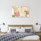 テキサス州州 キャンバスプリント (インサイチュ (寝室))