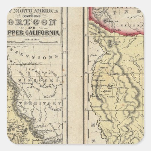 テキサス州州 スクエアシール (正面)