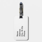 テキサス州州 |ローンスター州 ラゲッジタグ (裏面縦)