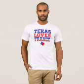 テキサス州愛フランス Tシャツ (正面フル)