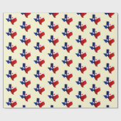 テキサス州愛 ラッピングペーパー (フラット)