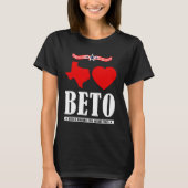 テキサス州愛BetoのワイシャツのBeto O'Rourkeの上院2018年 Tシャツ (正面)