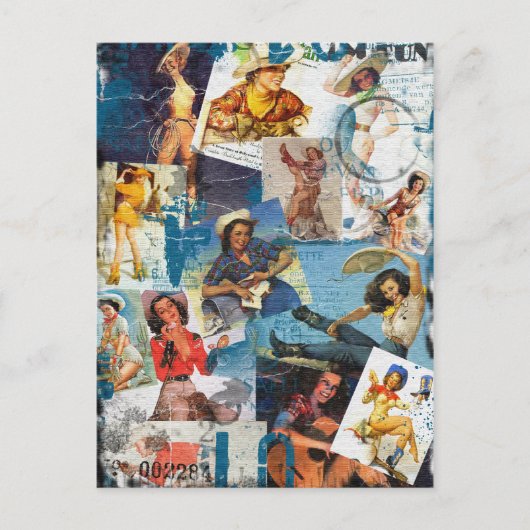 テキサス州折衷的「女性のカーボーイコレクションNo. 2 ポストカード (正面)