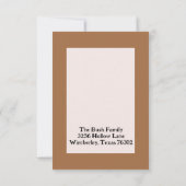 テキサス州招待状 招待状 (裏面)