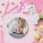 テキサス州新婦インブーツブライダルシャワー ペーパープレート (パーティー)