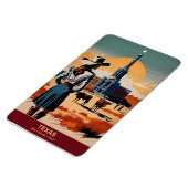 テキサス州旅行：あなたの冒険は柔軟を待つ マグネット (左側)