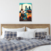 テキサス州旅行:すべてが大きい キャンバスプリント (インサイチュ (寝室))