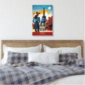 テキサス州旅行:まるで外国みたいだ キャンバスプリント (インサイチュ (寝室))