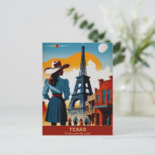 テキサス州旅行：まるで外国みたいだ ポストカード (スタンド正面)