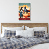 テキサス州旅行:冒険が待ち受ける キャンバスプリント (インサイチュ (寝室))