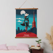 テキサス州旅行：冒険の精神 吊り下げ型タペストリー (寝室)