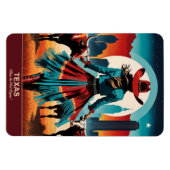 テキサス州旅行：西が柔軟に始まる場所 マグネット (横)