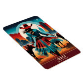 テキサス州旅行：西が柔軟に始まる場所 マグネット (右側)