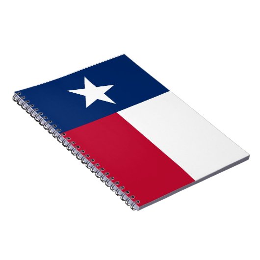 テキサス州旗付きノート州 ノートブック (右側)