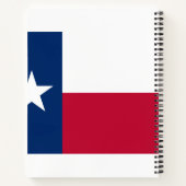 テキサス州旗(テキサス州) ノートブック (裏面)