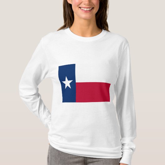 テキサス州旗(テキサス) Tシャツ (正面)